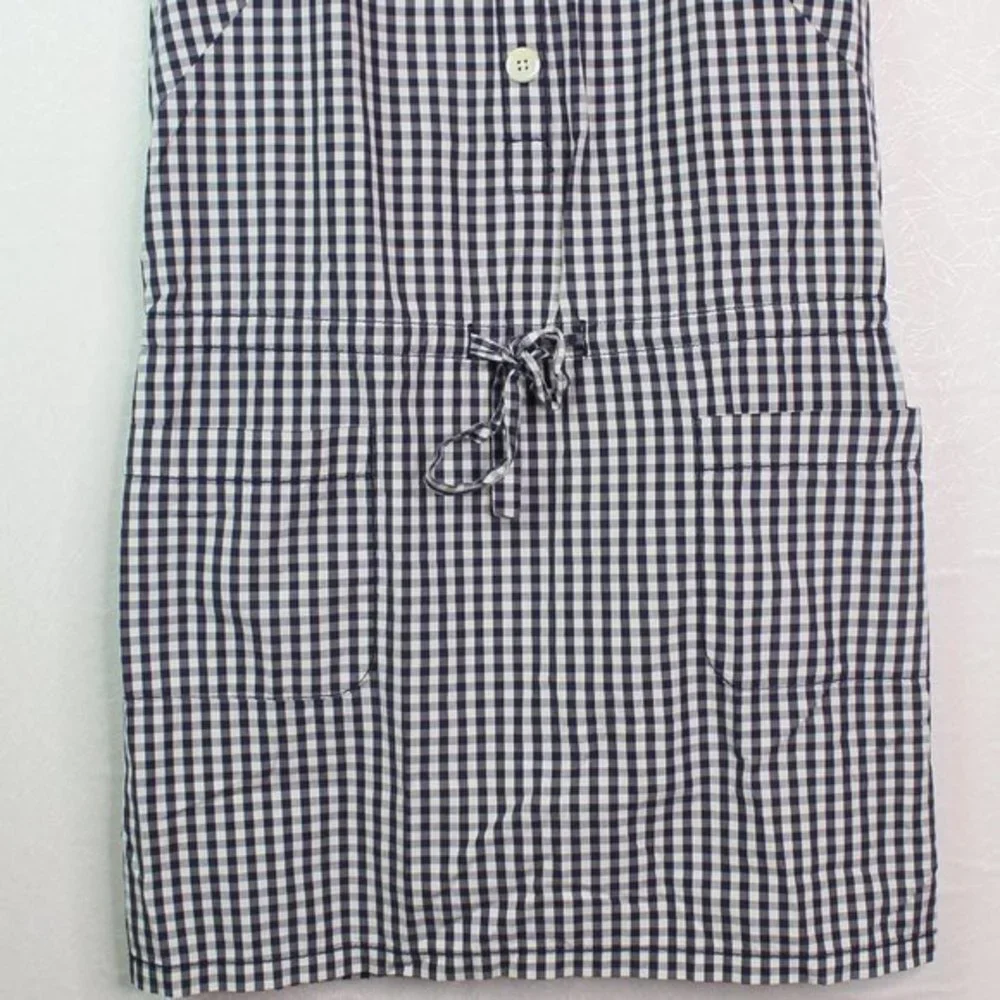 J. Crew Black White Gingham Drawstring Wai… - Picture 3 of 13